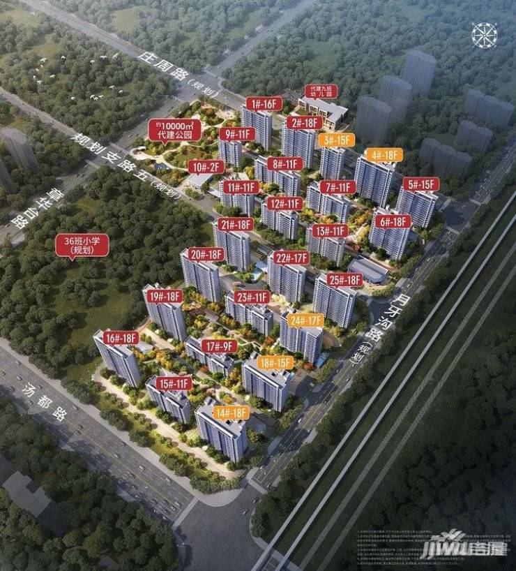 高新区热门楼盘-营销中心位置-官网售楼中心(图2)