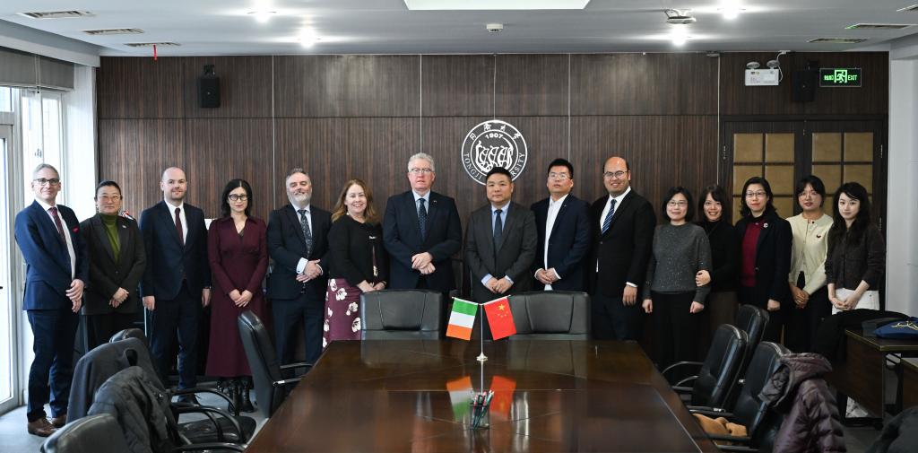 爱尔兰都柏林城市大学校长率团来访重启两校合作新篇章(图2)