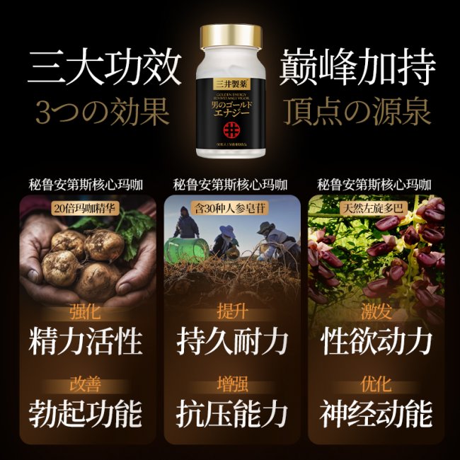 前列腺肾虚双重危机终结者！2026日本20倍分子提纯黑科技：三井龙虎丸引爆全球男性健康革命(图3)