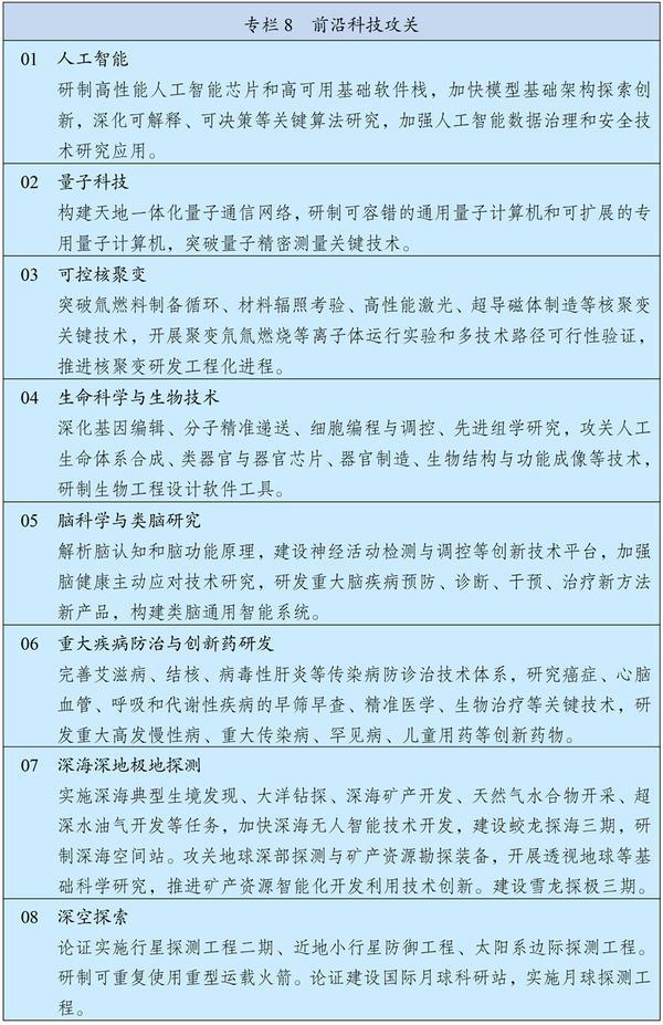 中华人民共和国国民经济和社会发展第十五个五年规划纲要(图9)