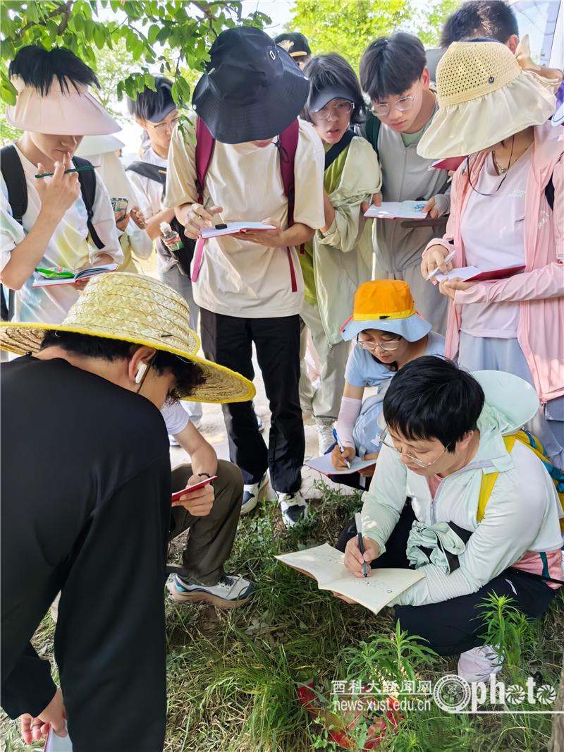 地质与环境学院赴翠华山实习现场看望慰问师生(图1)